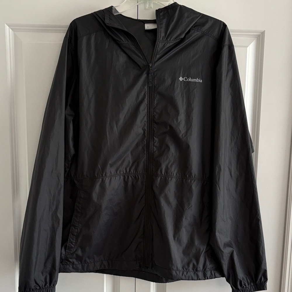 Columbia Black Switchback Packable Jacket Size M